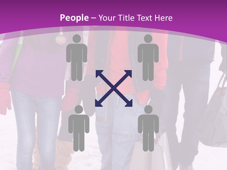 Winter Clothing Son Snow PowerPoint Template