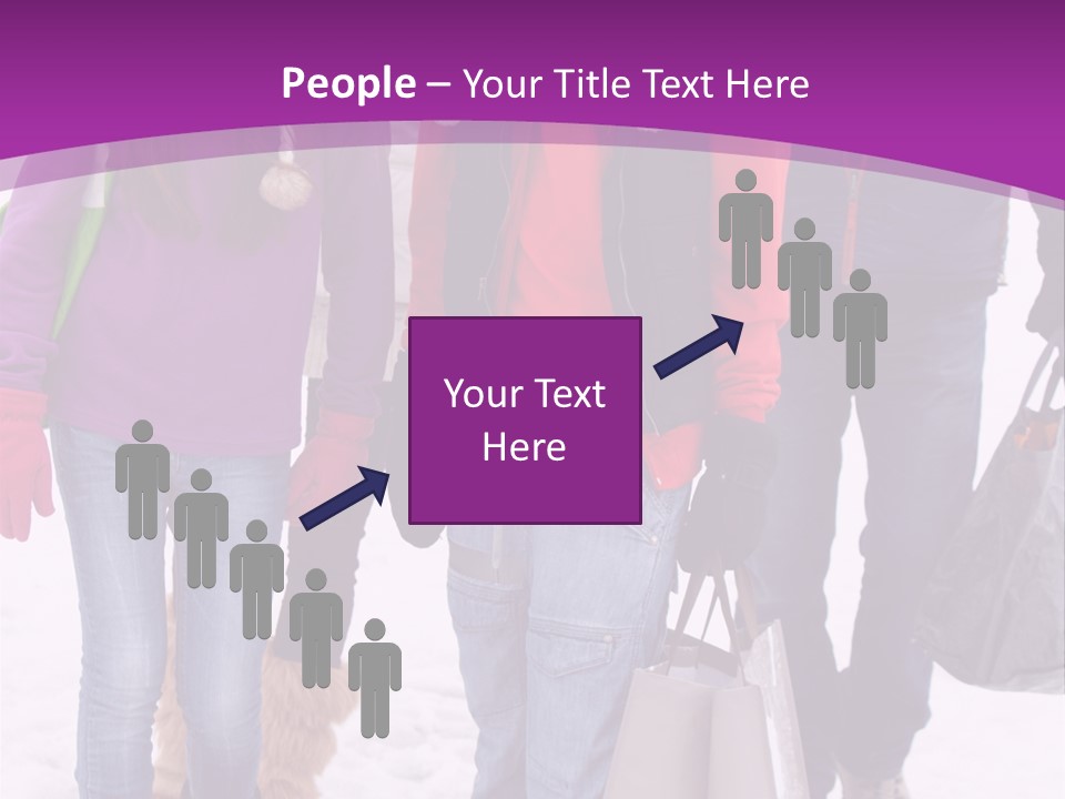 Winter Clothing Son Snow PowerPoint Template