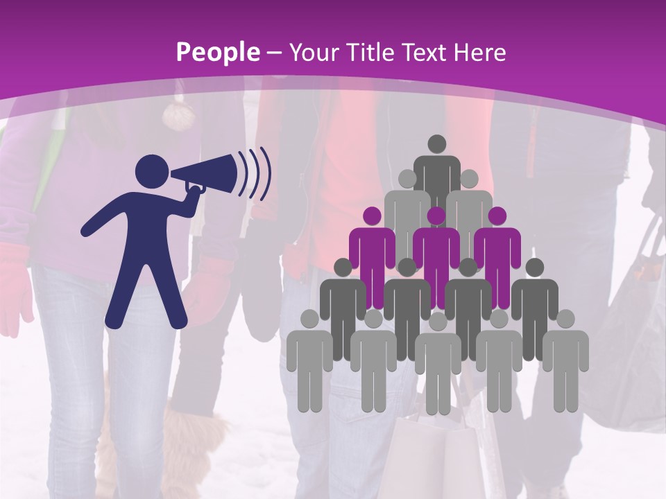 Winter Clothing Son Snow PowerPoint Template