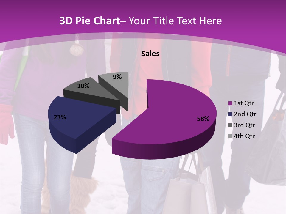 Winter Clothing Son Snow PowerPoint Template