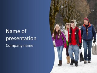 Mom Cold  PowerPoint Template