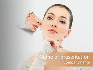 Lips Human Cheerful PowerPoint Template