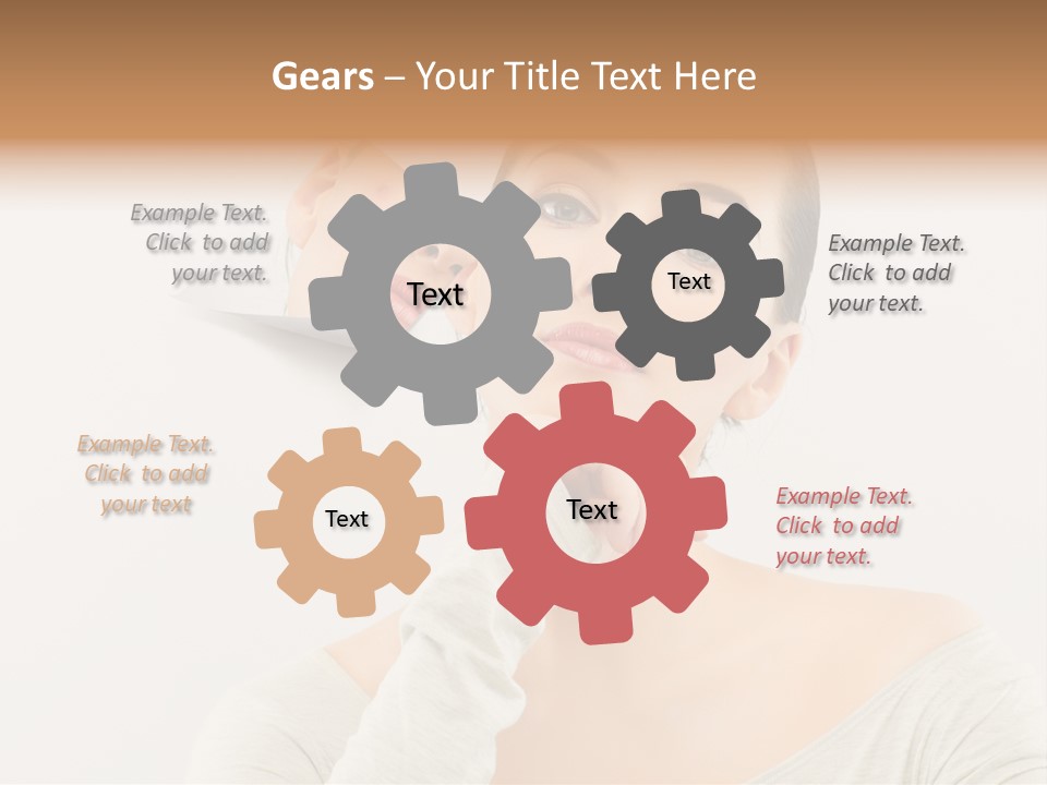 Lips Human Cheerful PowerPoint Template