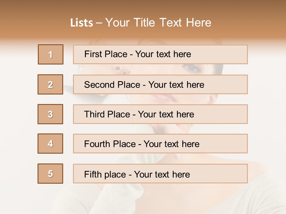 Lips Human Cheerful PowerPoint Template