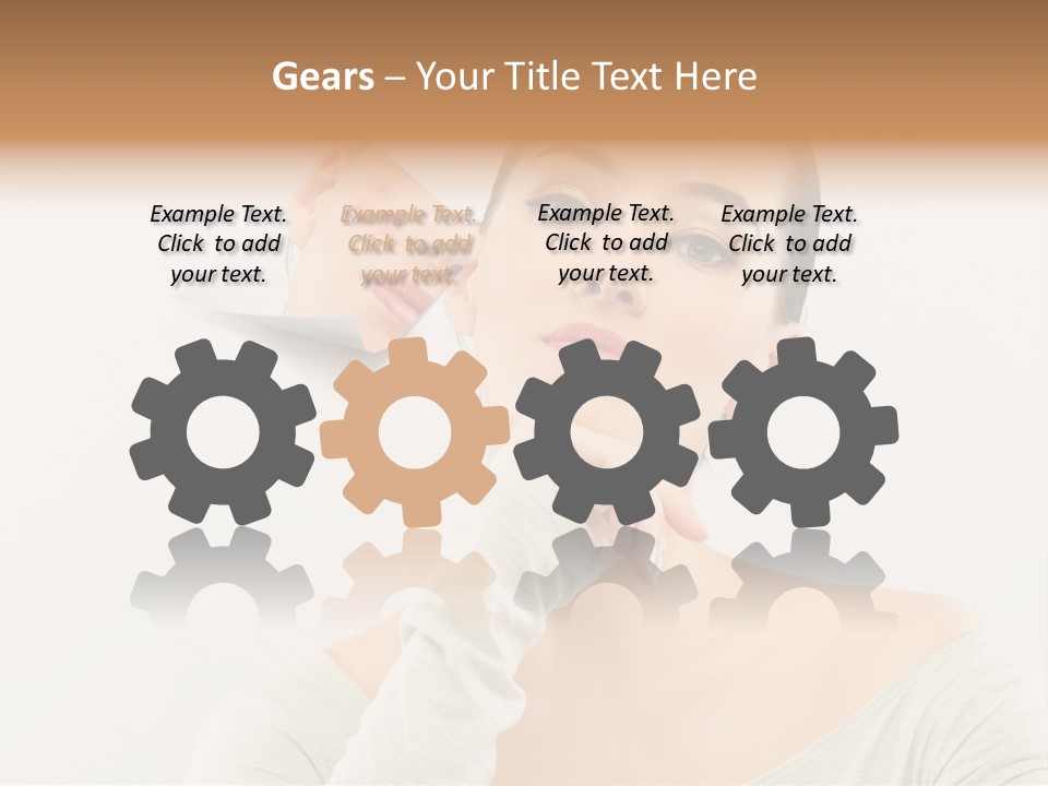 Lips Human Cheerful PowerPoint Template