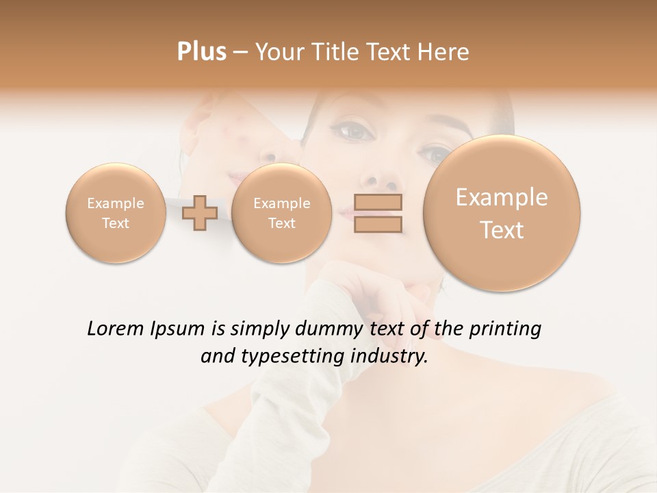 Lips Human Cheerful PowerPoint Template