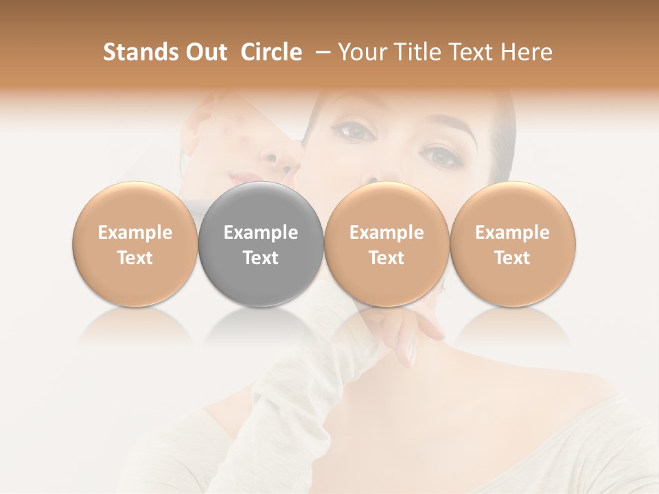 Lips Human Cheerful PowerPoint Template