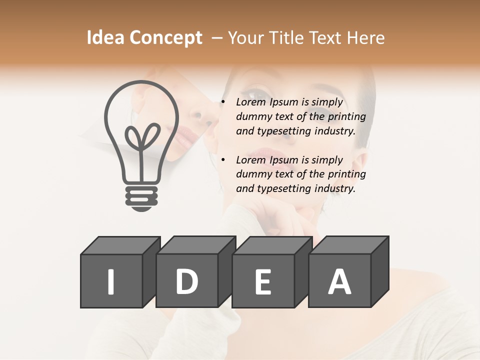 Lips Human Cheerful PowerPoint Template