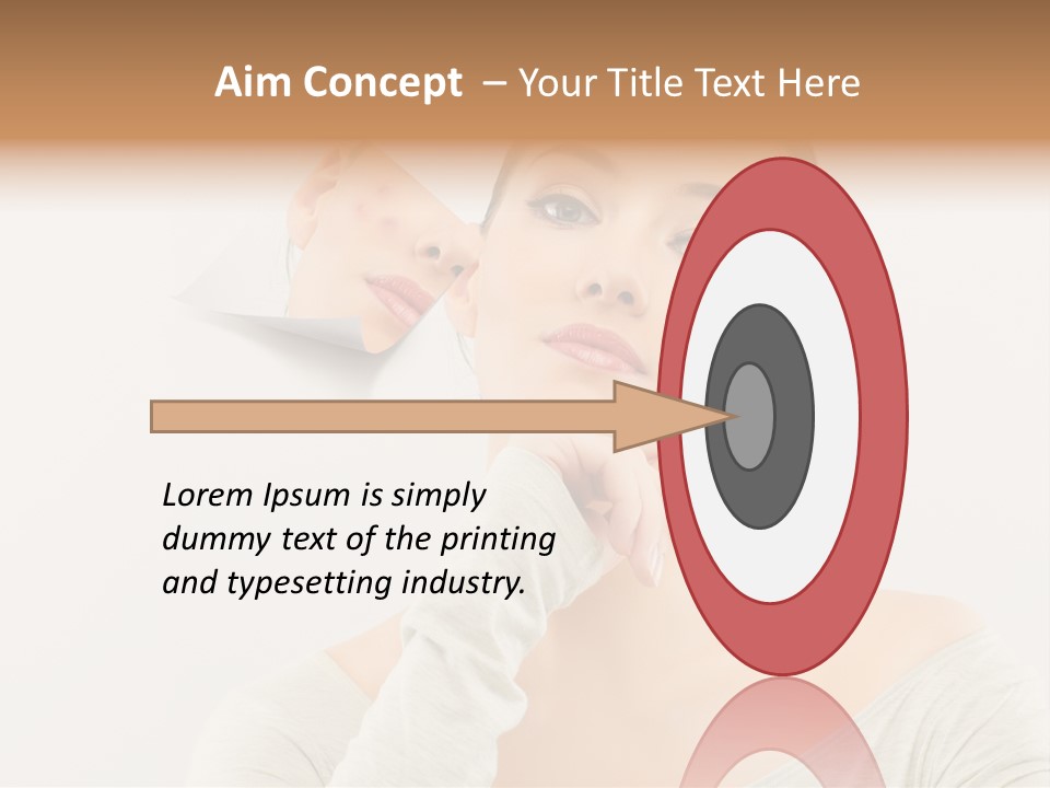 Lips Human Cheerful PowerPoint Template