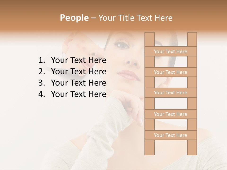 Lips Human Cheerful PowerPoint Template