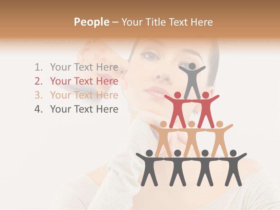 Lips Human Cheerful PowerPoint Template