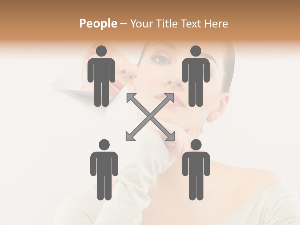 Lips Human Cheerful PowerPoint Template