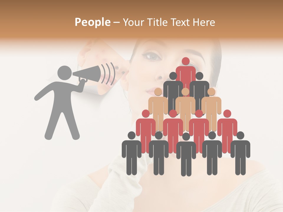 Lips Human Cheerful PowerPoint Template