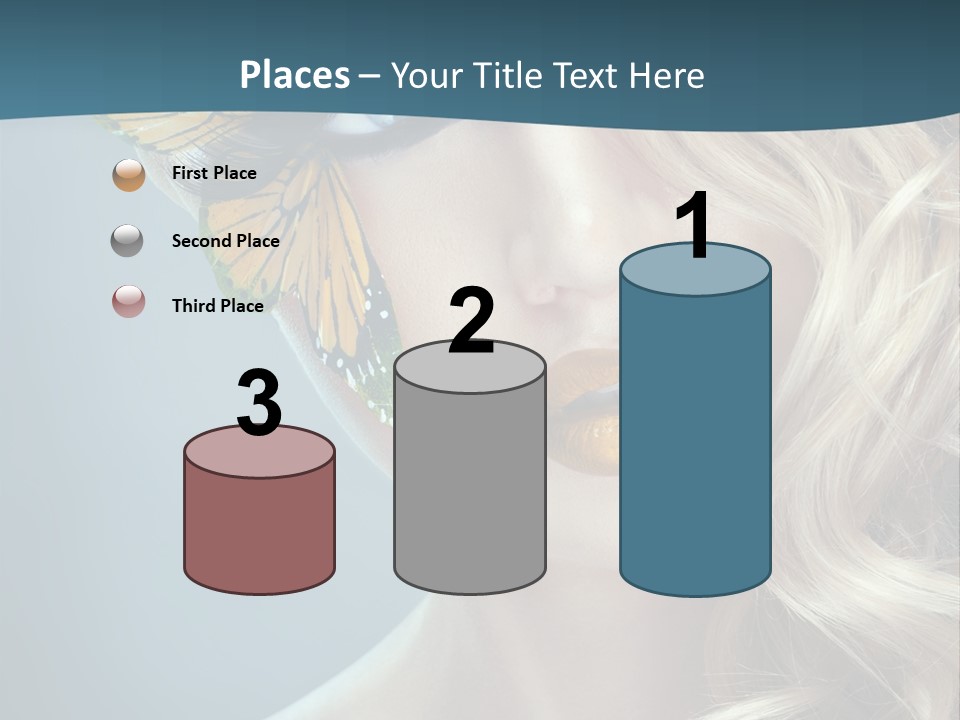 Mouth Insect Girl PowerPoint Template