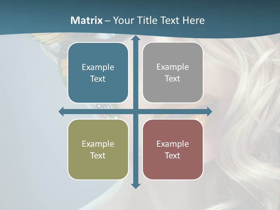 Mouth Insect Girl PowerPoint Template