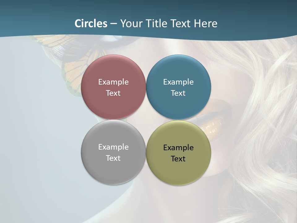 Mouth Insect Girl PowerPoint Template