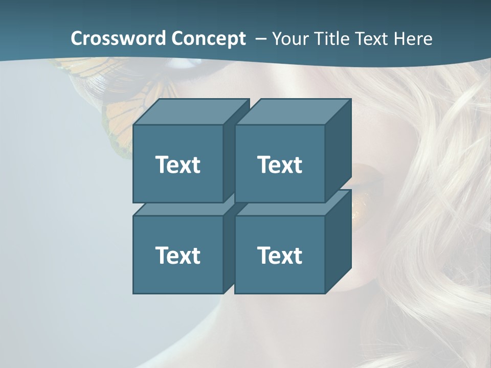 Mouth Insect Girl PowerPoint Template