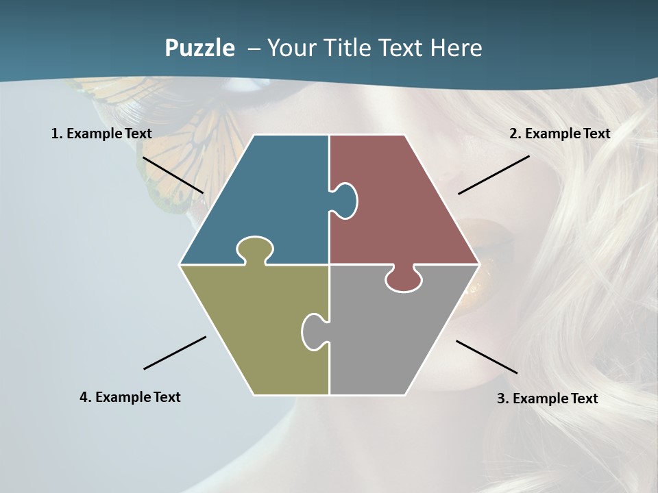 Mouth Insect Girl PowerPoint Template