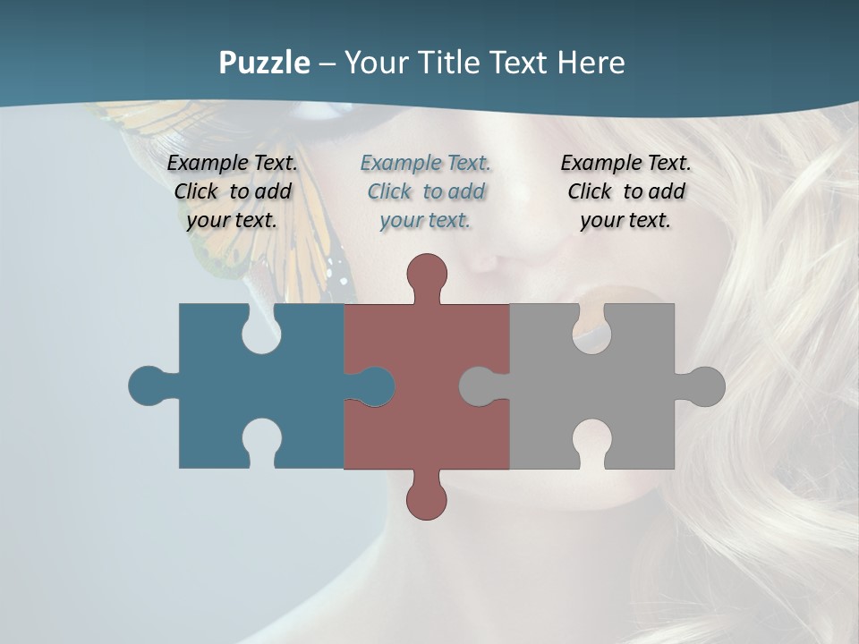 Mouth Insect Girl PowerPoint Template