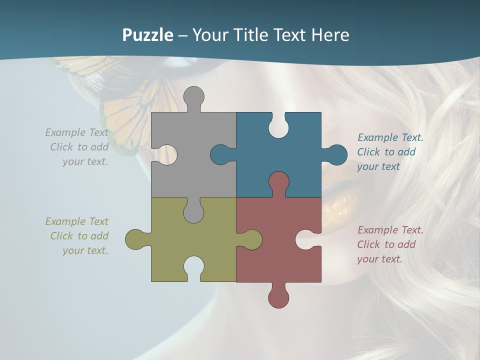 Mouth Insect Girl PowerPoint Template