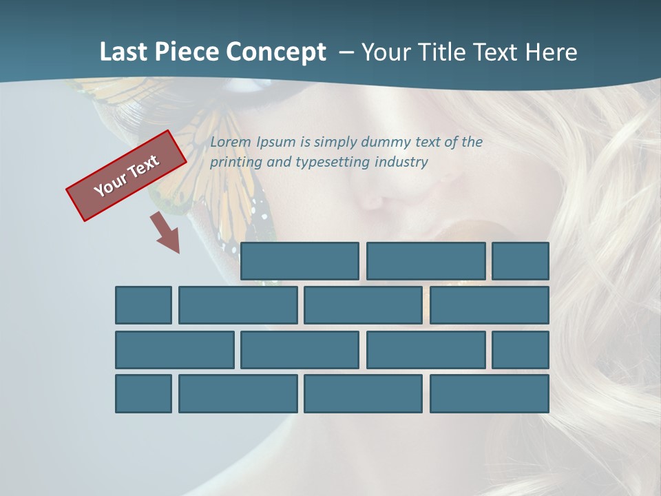 Mouth Insect Girl PowerPoint Template