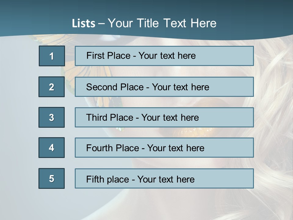 Mouth Insect Girl PowerPoint Template