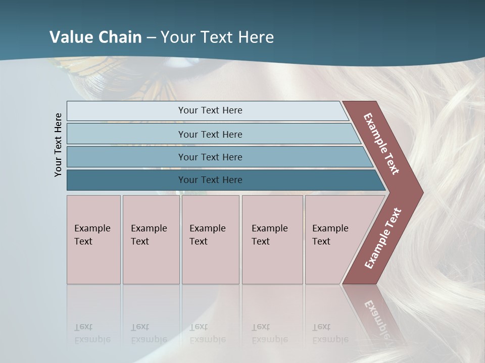 Mouth Insect Girl PowerPoint Template