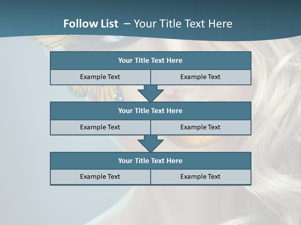 Mouth Insect Girl PowerPoint Template