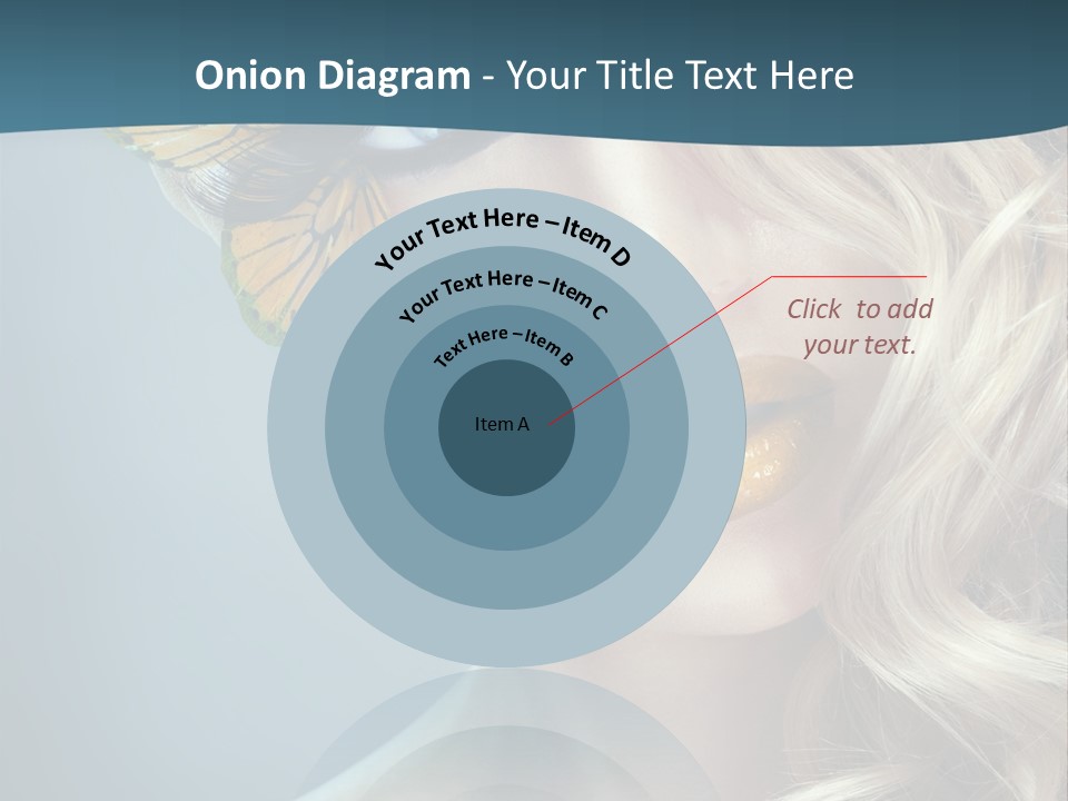 Mouth Insect Girl PowerPoint Template