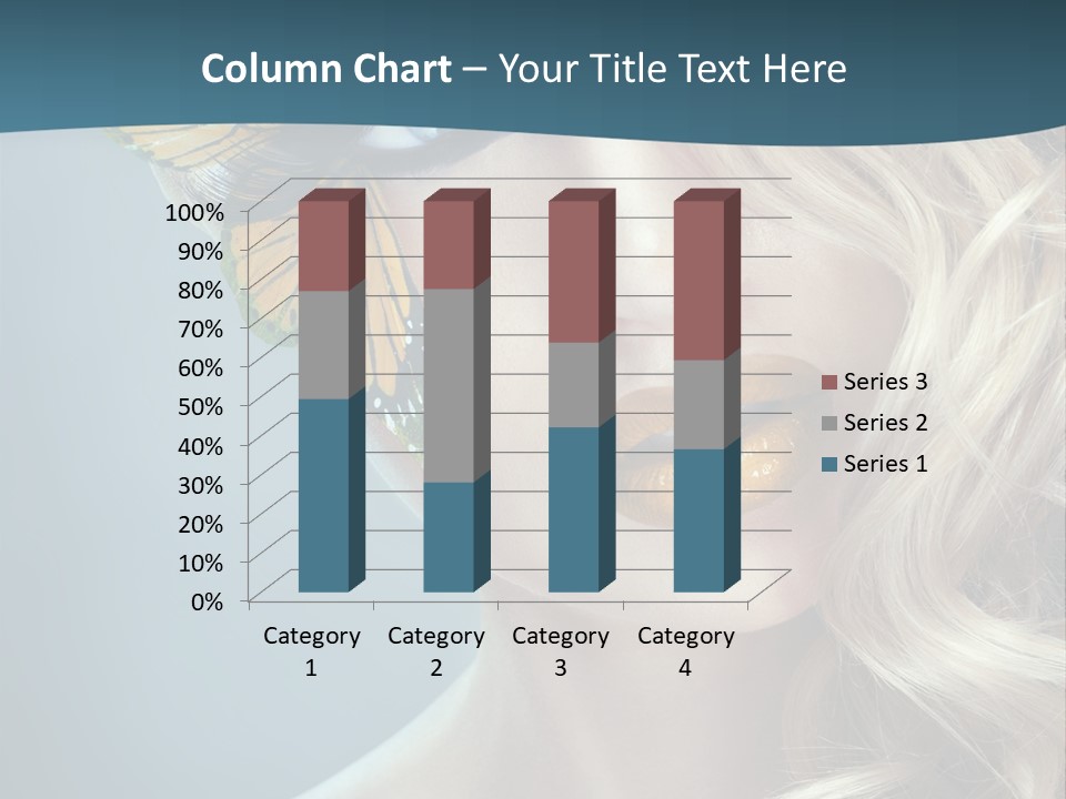 Mouth Insect Girl PowerPoint Template