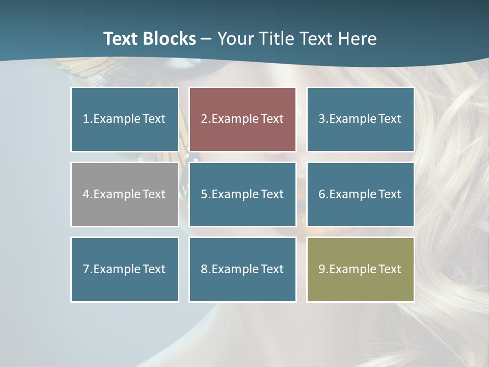 Mouth Insect Girl PowerPoint Template