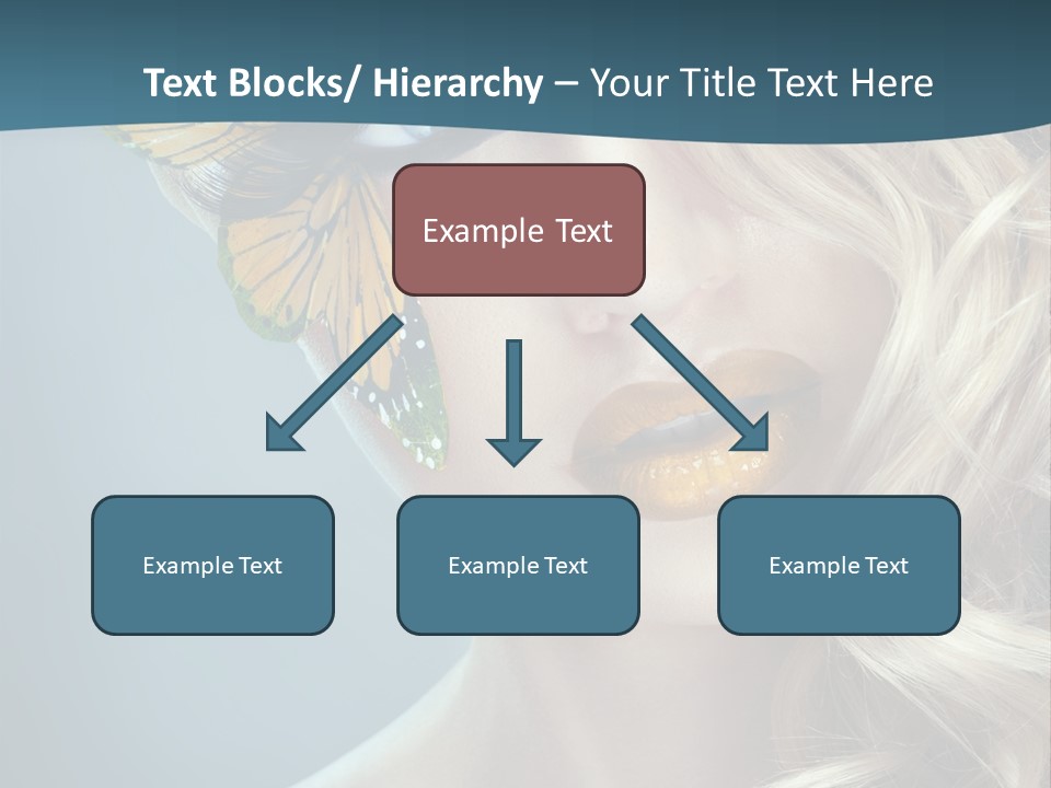 Mouth Insect Girl PowerPoint Template