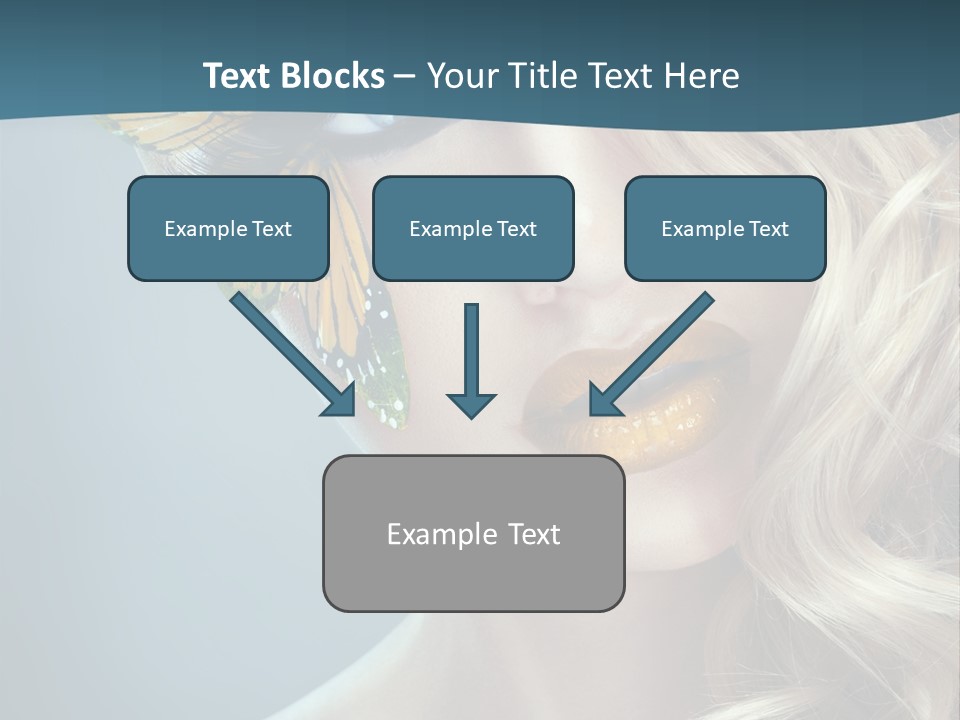 Mouth Insect Girl PowerPoint Template
