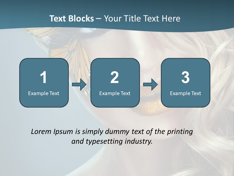 Mouth Insect Girl PowerPoint Template