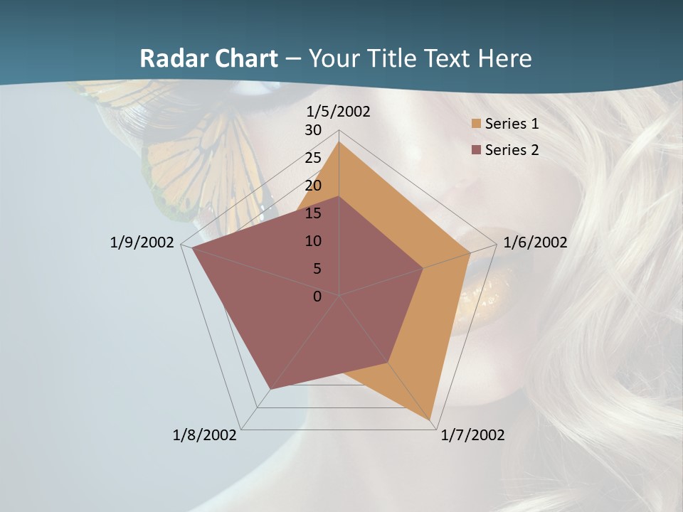Mouth Insect Girl PowerPoint Template