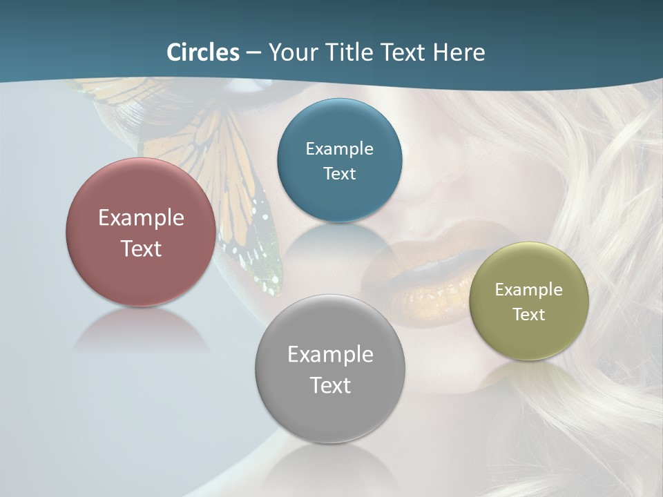 Mouth Insect Girl PowerPoint Template