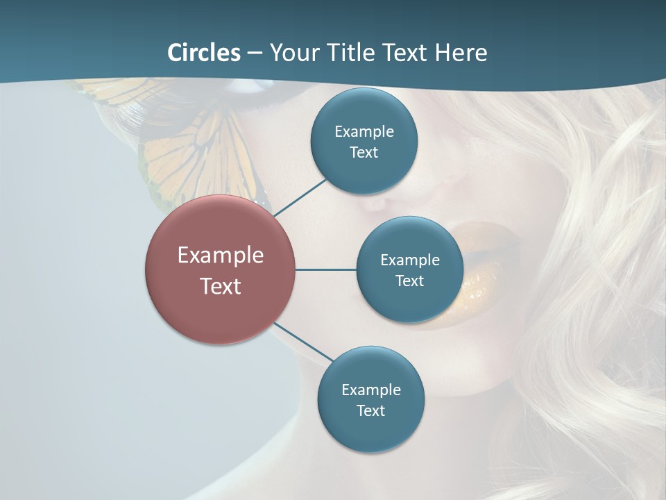 Mouth Insect Girl PowerPoint Template