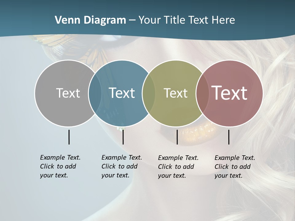 Mouth Insect Girl PowerPoint Template