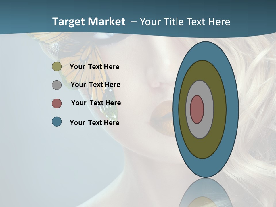 Mouth Insect Girl PowerPoint Template