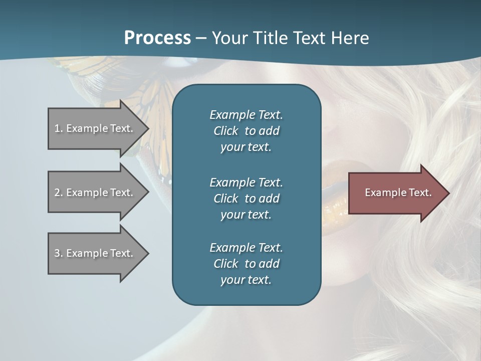 Mouth Insect Girl PowerPoint Template