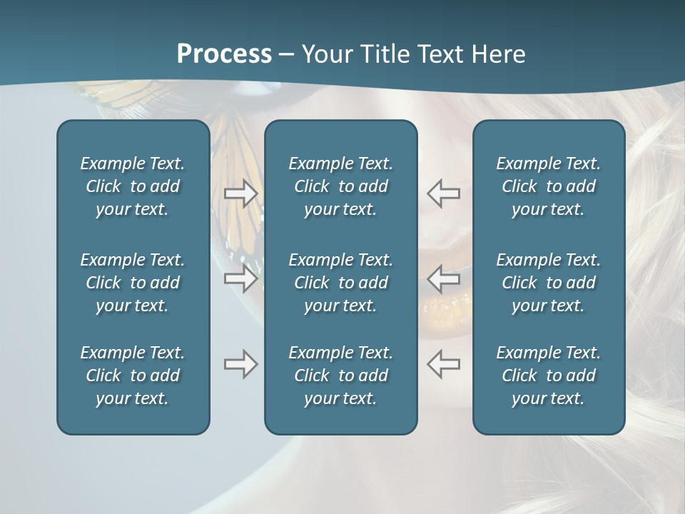 Mouth Insect Girl PowerPoint Template