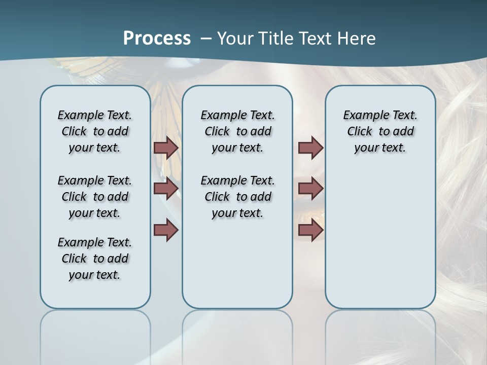 Mouth Insect Girl PowerPoint Template