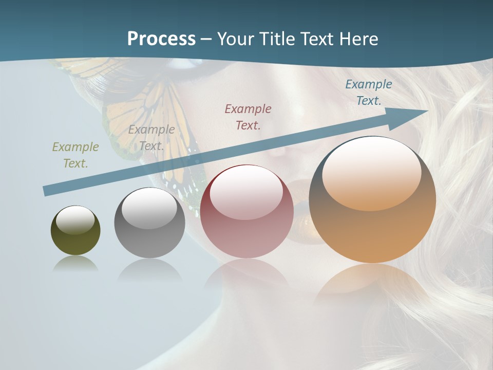 Mouth Insect Girl PowerPoint Template