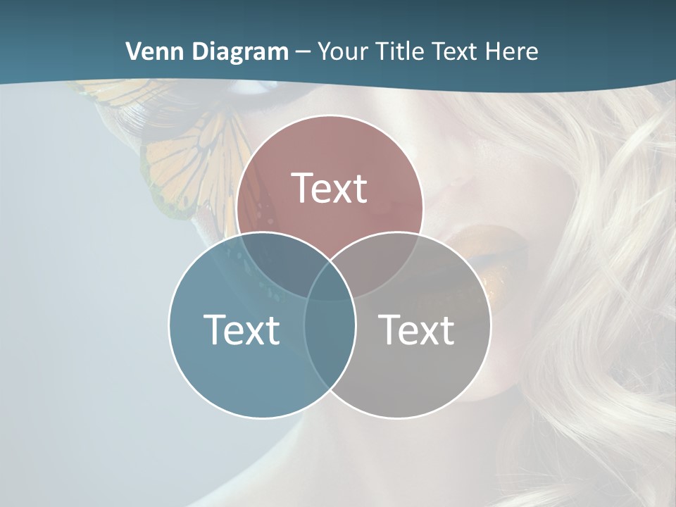 Mouth Insect Girl PowerPoint Template