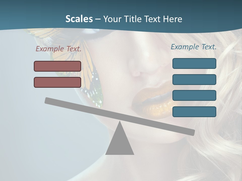 Mouth Insect Girl PowerPoint Template