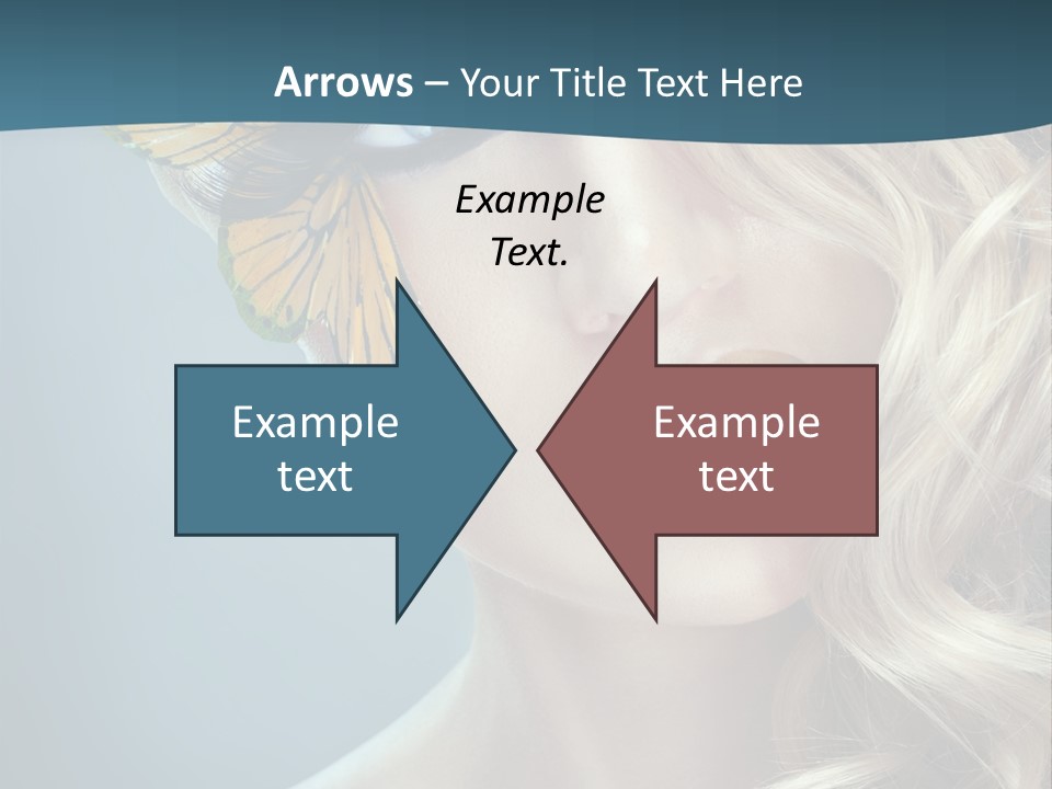 Mouth Insect Girl PowerPoint Template