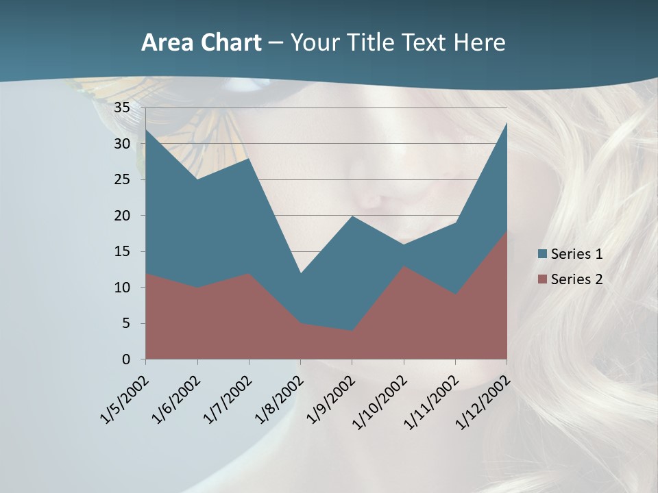 Mouth Insect Girl PowerPoint Template