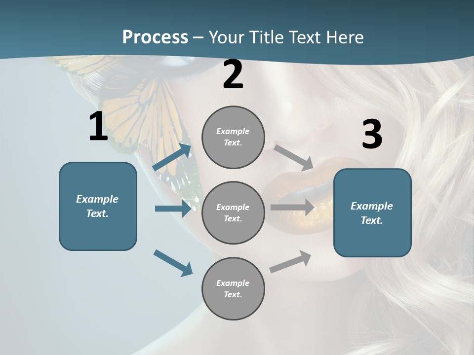 Mouth Insect Girl PowerPoint Template
