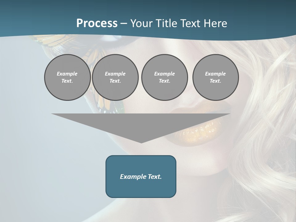 Mouth Insect Girl PowerPoint Template