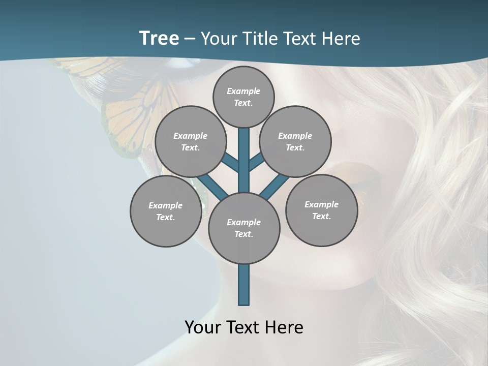 Mouth Insect Girl PowerPoint Template